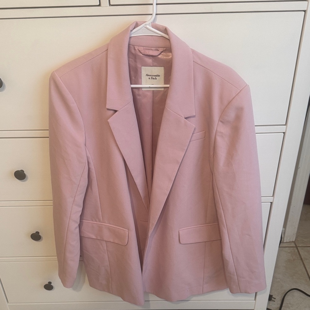 Abercrombie & Fitch Light Pink Blazer